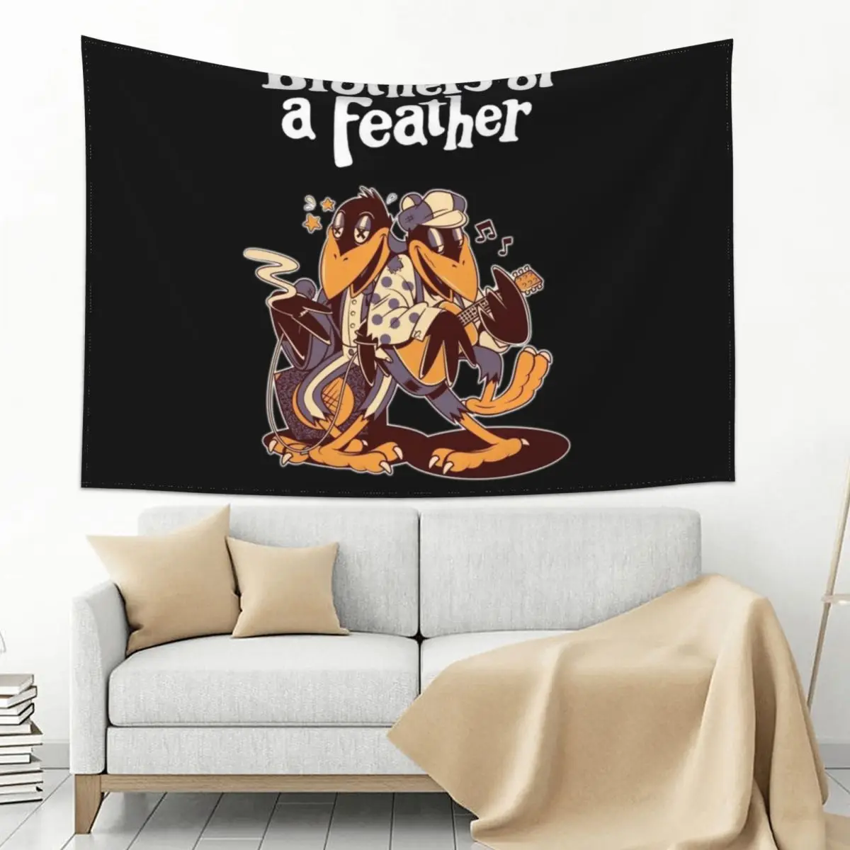 

brothers of feathers Tapestry