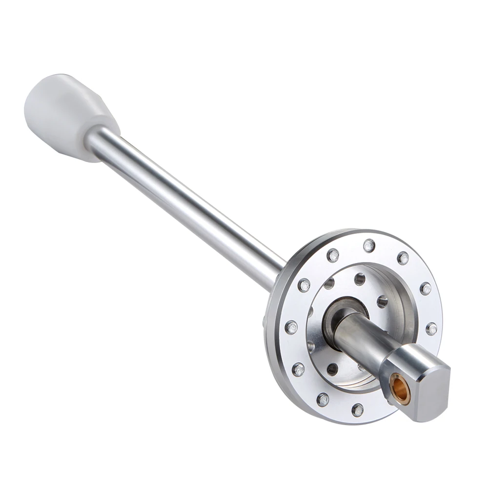 Cambio corto in alluminio da 390 mm SOLIDO con pomello del cambio bianco per serie 3 E30 E36 E46 Serie 5 E34 E39 E6x