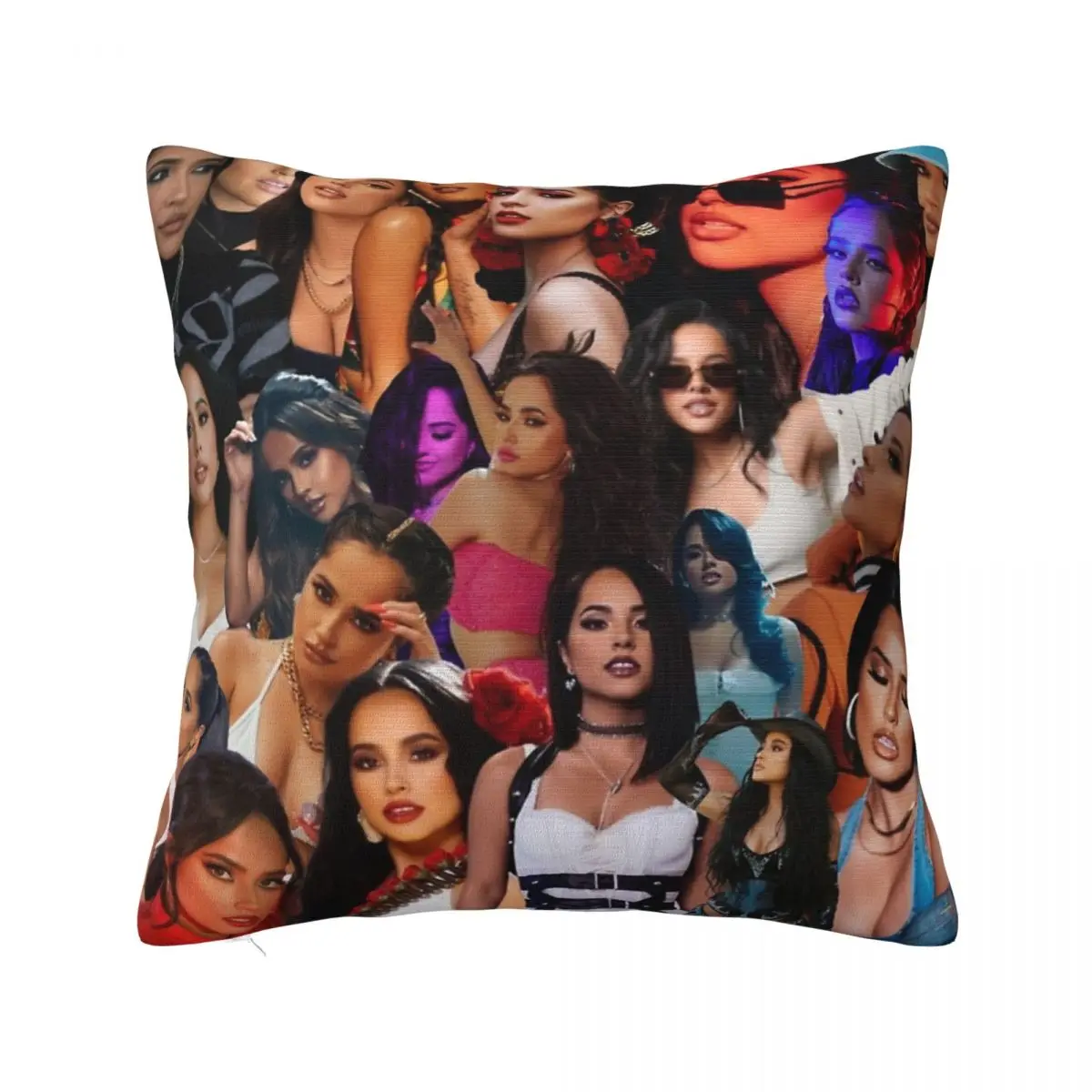 Vintage Karol G Collage Pillowcase Merchandise Soft Cushion Cover Gift Bichota Pillow Case Cover Home Multi Size