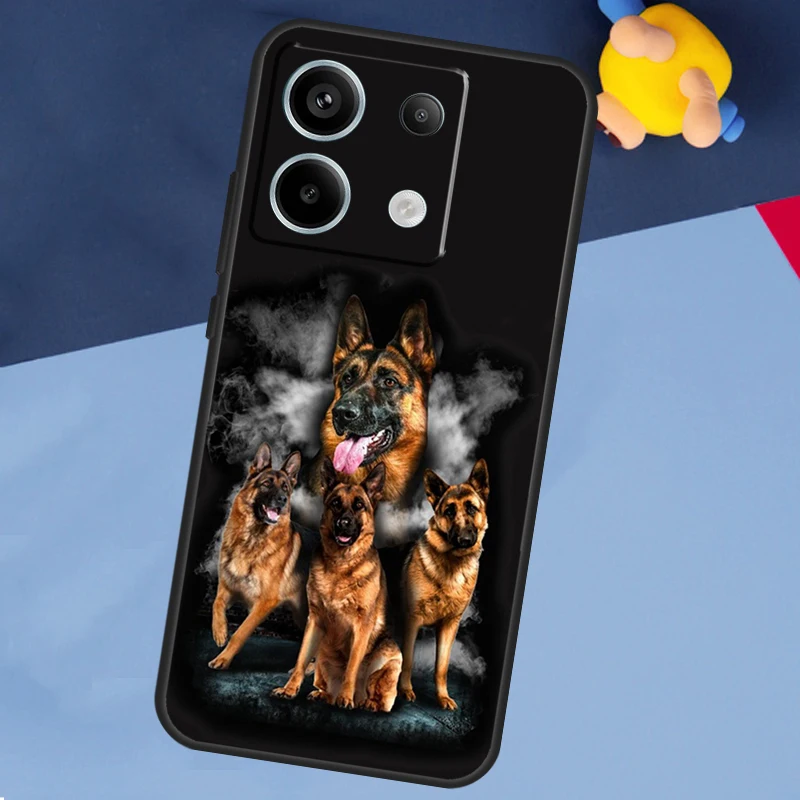 German Shepherd Dog Case For Xiaomi Redmi Note 13 12 11 10 9 8 Pro 12S 11S 10S 9S 10A 9C 10C 12C 13C Back Cover