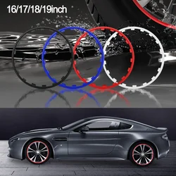 4PCS 16/17/18/19inch Rubber Car Rims Ring Protectors Auto Wheel Rims Guard Strips Auto Accessories For CITROEN C1 C4L C6 C5 VTS