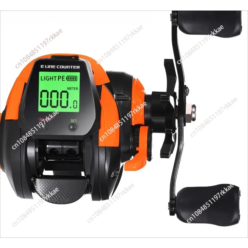 Digital display water droplet wheel raft bridge boat ice fishing road Asian fishing depth positioning mediumfish