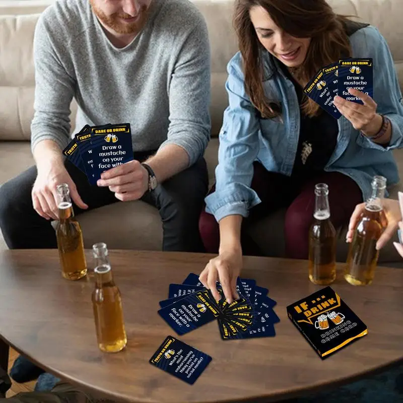 Jogo de beber para noites de jogo multi-geracional reunião de família jogo de tabuleiro criativo bar adultos jogos de cartas para beber para casa