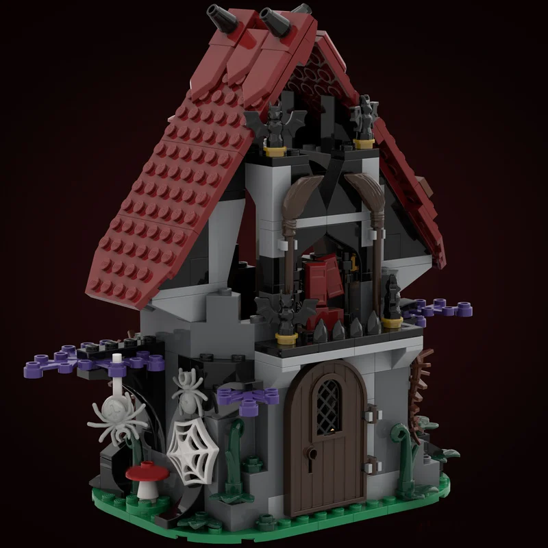 

313pcs MOC Willa Magical Workshop Castle Fright Knights Model Building Blocks Architecture Toy Christmas Gifts Brick Kids DIY