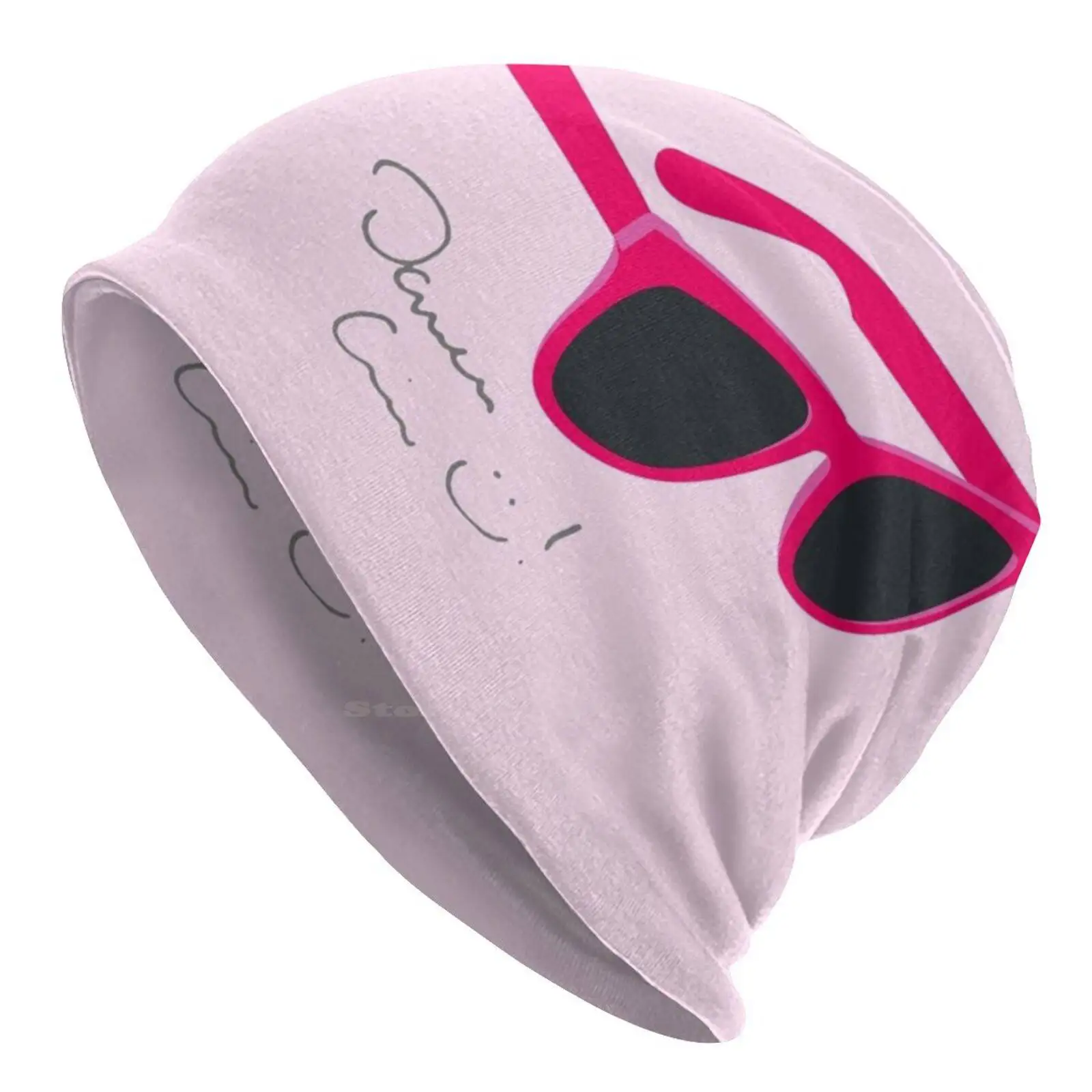 Darren Criss Glasses! Knitted Hat Warm Beanie Outdoor Caps Darren Criss Glee Blaine Anderson Team Starkid Pink Sunglasses