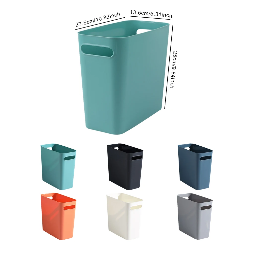 Trash Can Wastebasket Garbage Container Cabinet Dormitory Toiletries