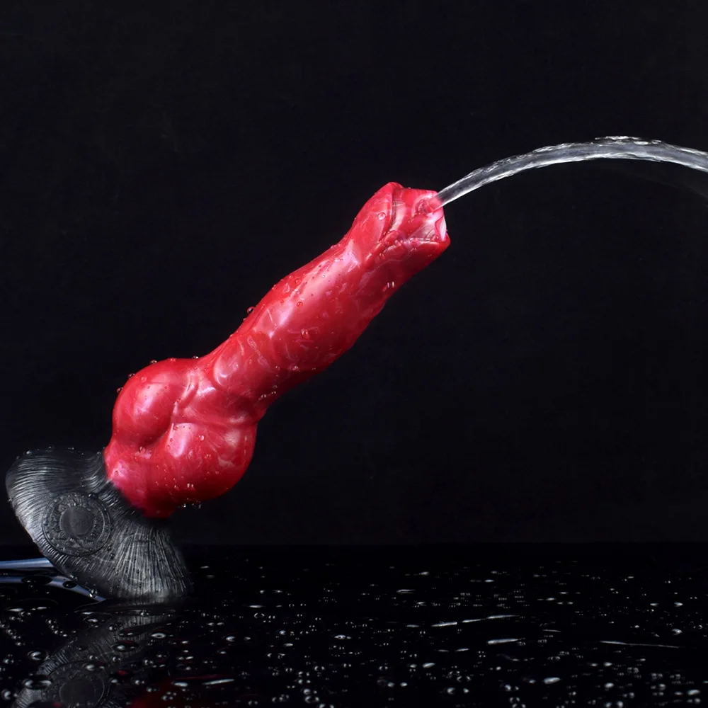 Artificial Penis Wolf Dick Dildo Sex Toys For Women Masturbators Lesbian simulated ejaculation squirting 3.3cm Liquid Silicone