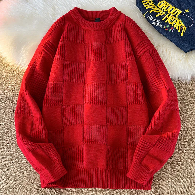 Autumn and Winter 2023 New Korean Edition Loose and Thickened Pullover Sweater