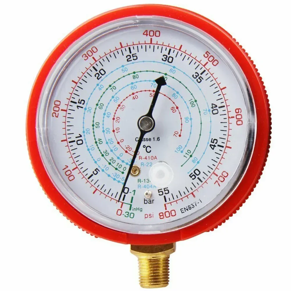 2PCS Low High Pressure Gauge R22 R404A R134A R410A Air Conditioner Refrigerant Low High Pressure Gauge HVAC Gauges HVAC Tools