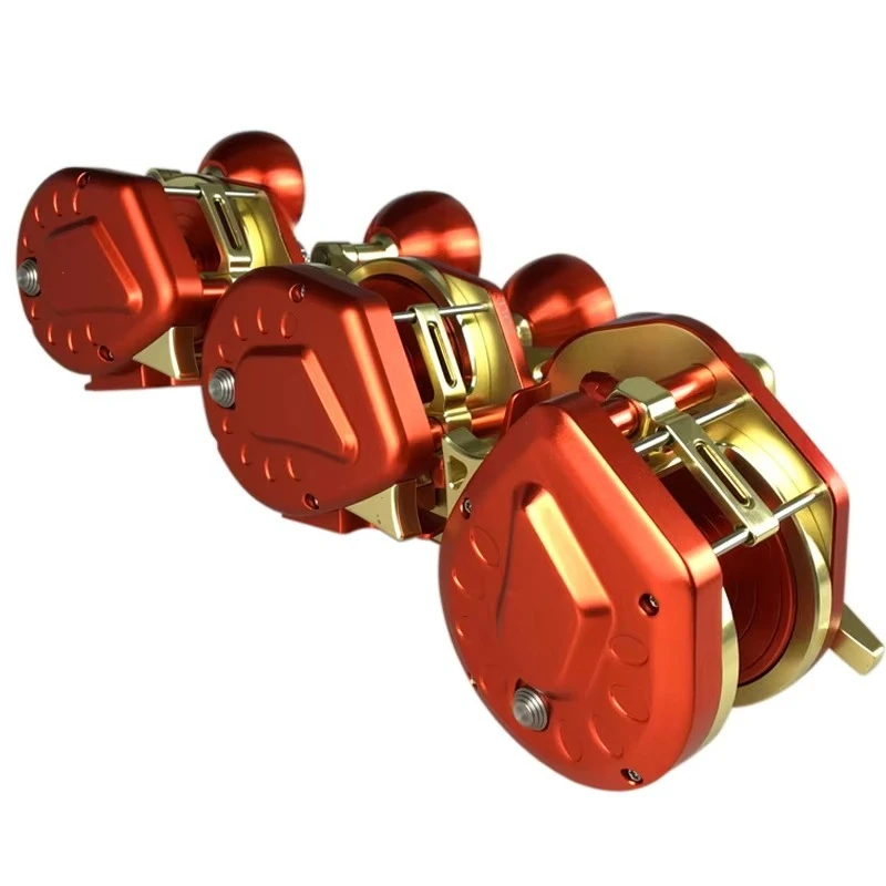 スロージギングマスターリール ボート 50kg 6.3:1 ギア比 海水トローリングドラムリール 海釣り