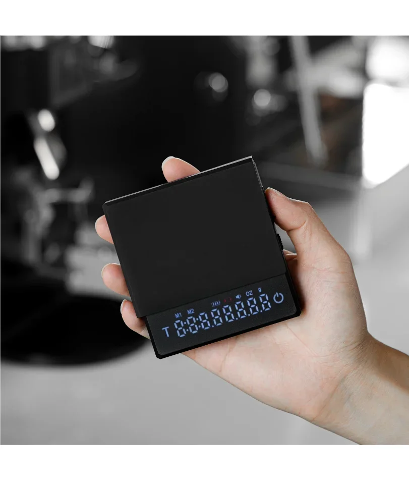 Kitchen Coffee Scale with Timer Rechargeable Digital Scale 0.1g High Precision 3 Modes Drip Espresso Scale Barista Gift