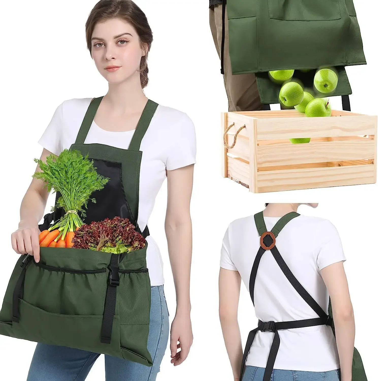 

Camping Outdoor Foraging Bag, Nut and Wild Fruit Picking Bag, Waist Hanging Tool Bag