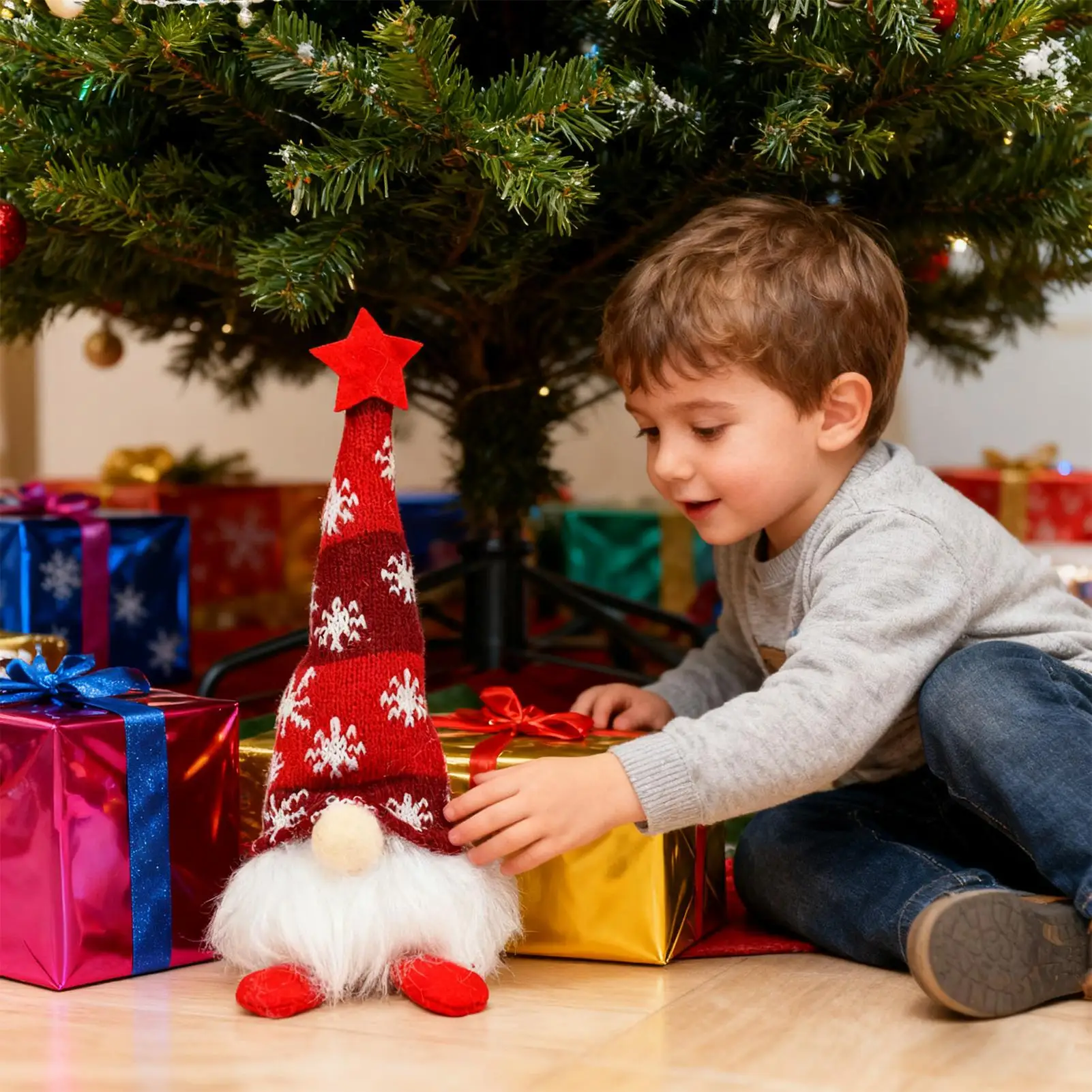 جديد متوهجة جنوم عيد الميلاد دمية مجهولي الهوية عيد ميلاد سعيد ديكور المنزل نافيداد ناتال هدية السنة الجديدة هدايا عيد الميلاد