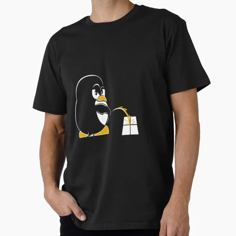 

Funny Linux Tux Sysadmin Geek Sudo Root Developer Gift t shirt for Software Engineer clothes Programmer humor Large size Tops