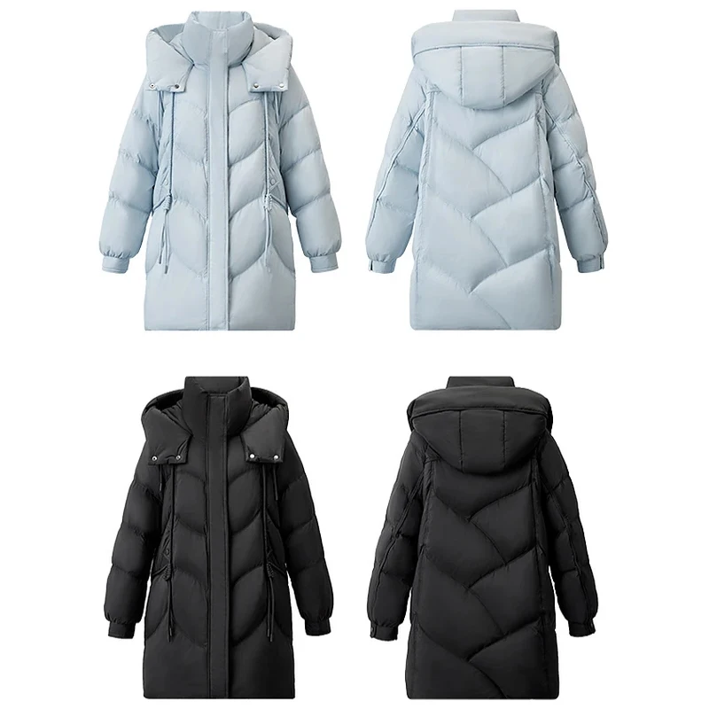 Sentubila 90% pato branco para baixo casaco feminino 2024 inverno grosso suporte pescoço longo para baixo casaco puffer jaqueta feminina outerwear