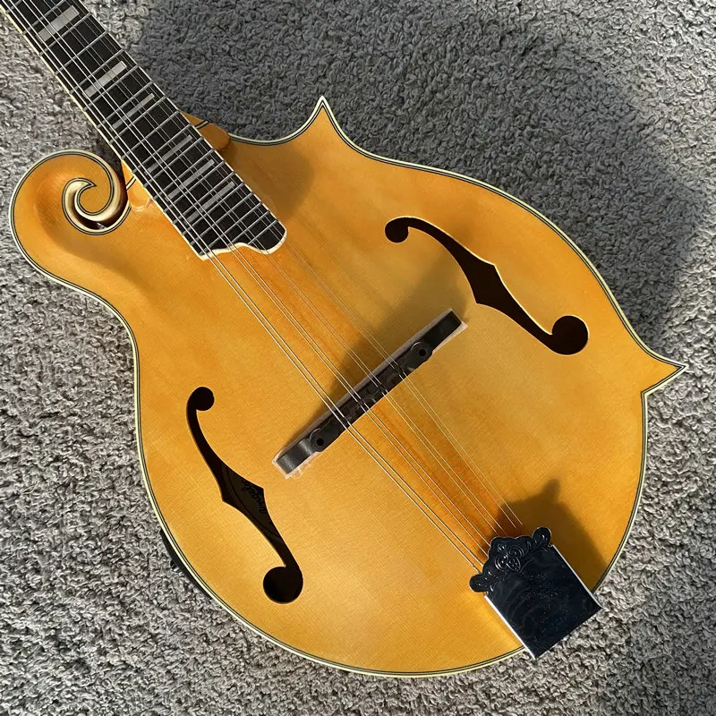 I783 Original and Genuine D.angelico Mandolin Electric&Acoustic Flamed Maple Body All Solid Authorised Produced in China