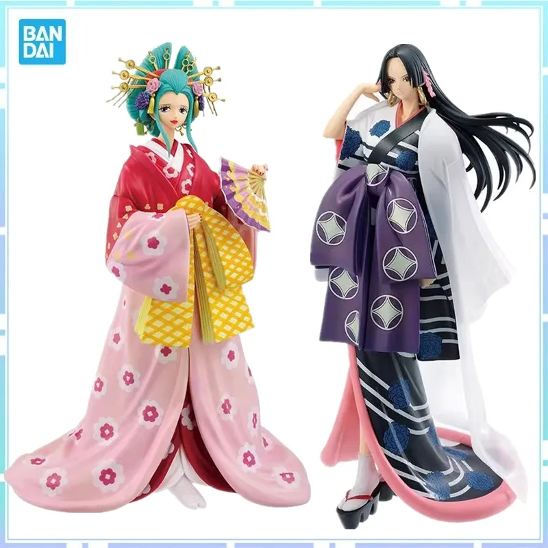 

Bandai Original Anime One Piece Ichiban KUJI Boa Hancock Kozuki Hiyori Action Figures Model Collectible Toy Christmas gift