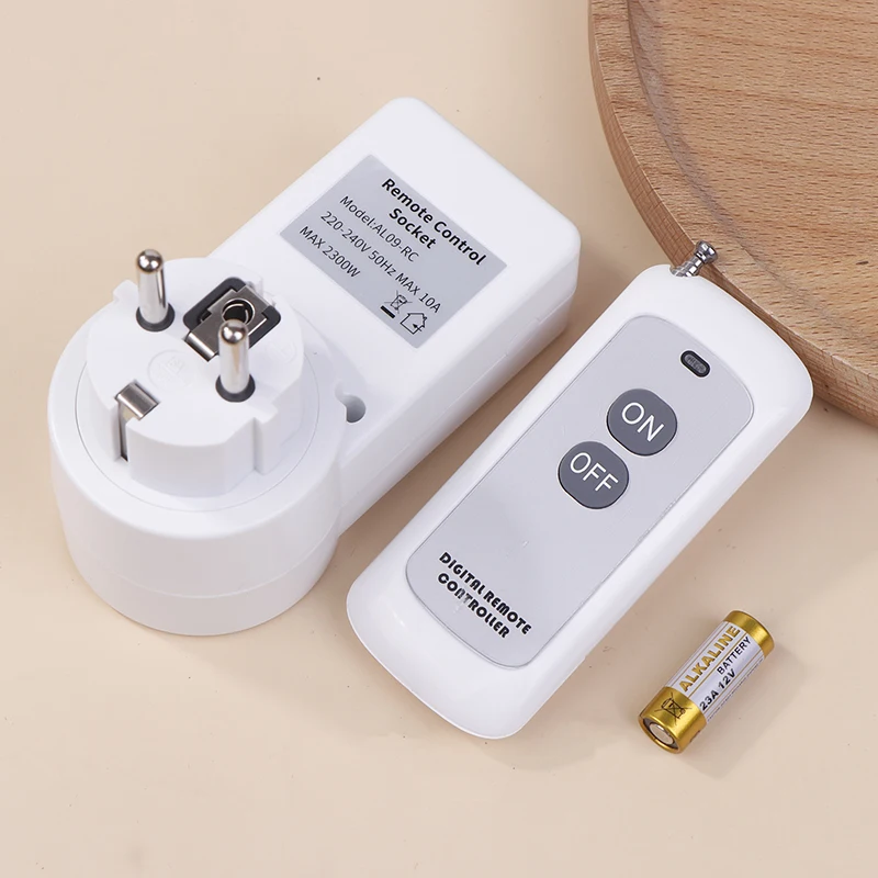 EU 433 Mhz Wireless Remote Control Switch AC220V-240A 10A German Smart Socket And Rf Universal Plug With Electrical Outlets