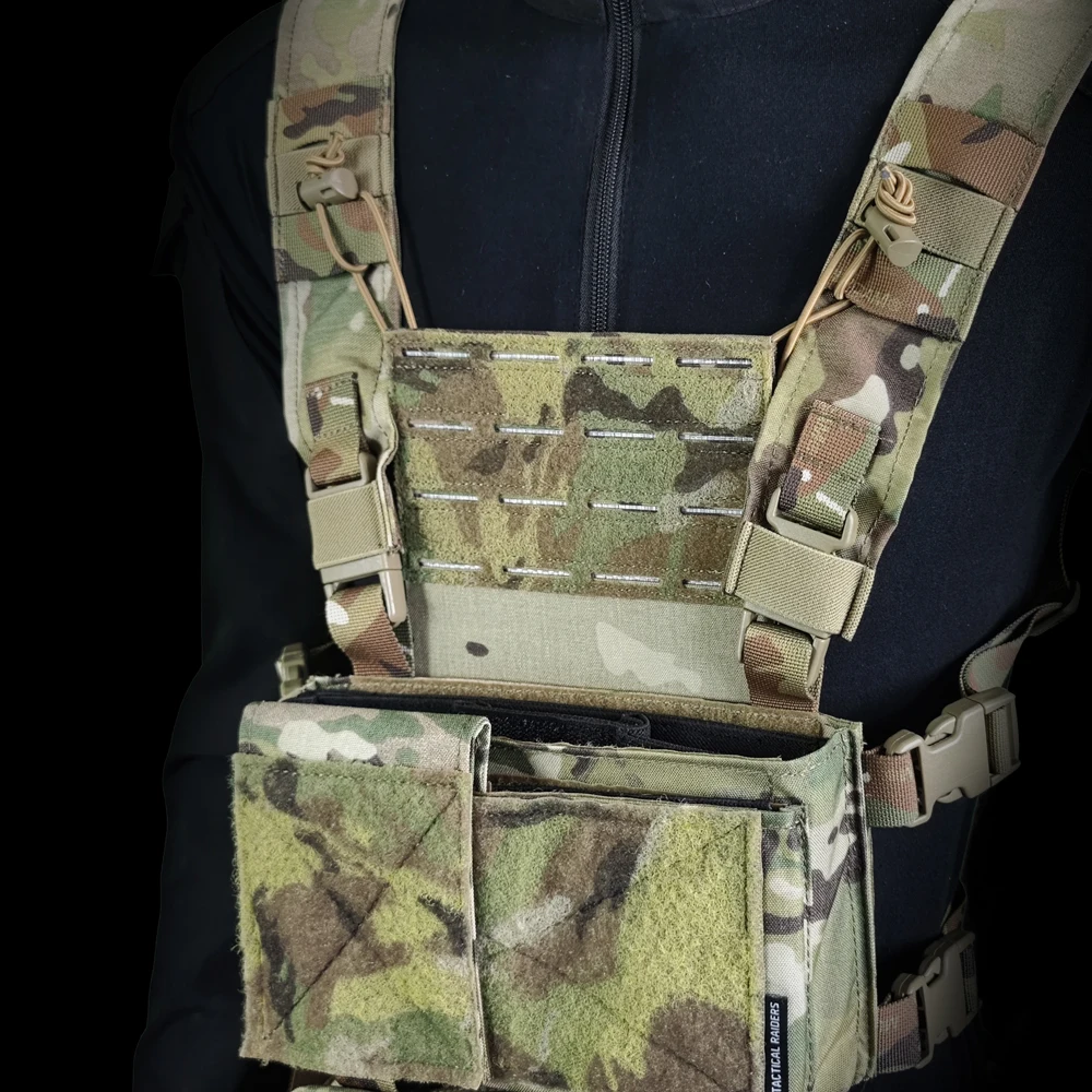 Outdoor Voorpaneel voor D3CRM MK4 Vest Borst Rig Harnassen Navigatie Telefoon Carrier MOLLE Panel Jacht Vest Accessoires