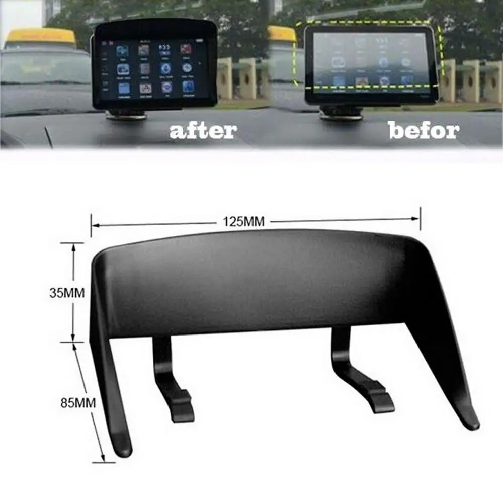 

1pc Car Sun Shield 5 Inch Navigation Sunshade GPS bracket Accessories Parts Gps Navigator Essential Companion