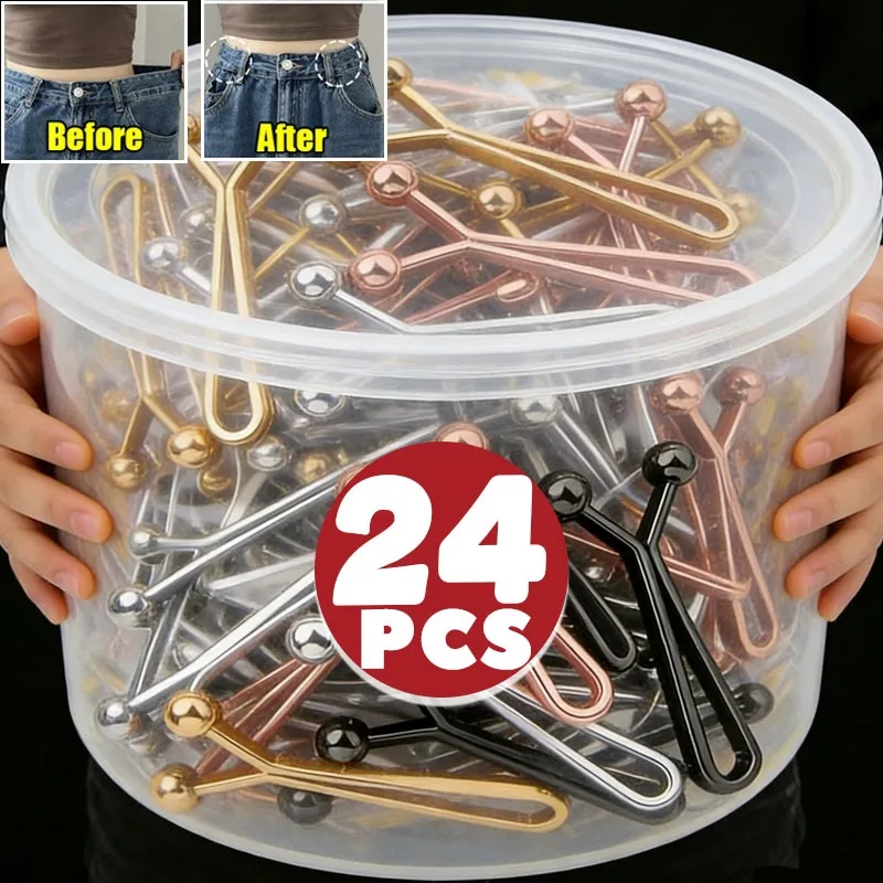 

Набор из 4/24 шт. фиксаторов для талии и рукавов, регулятор формы с защитой от УФ-излучения, инструмент для утяжки манжет брюк и рубашек