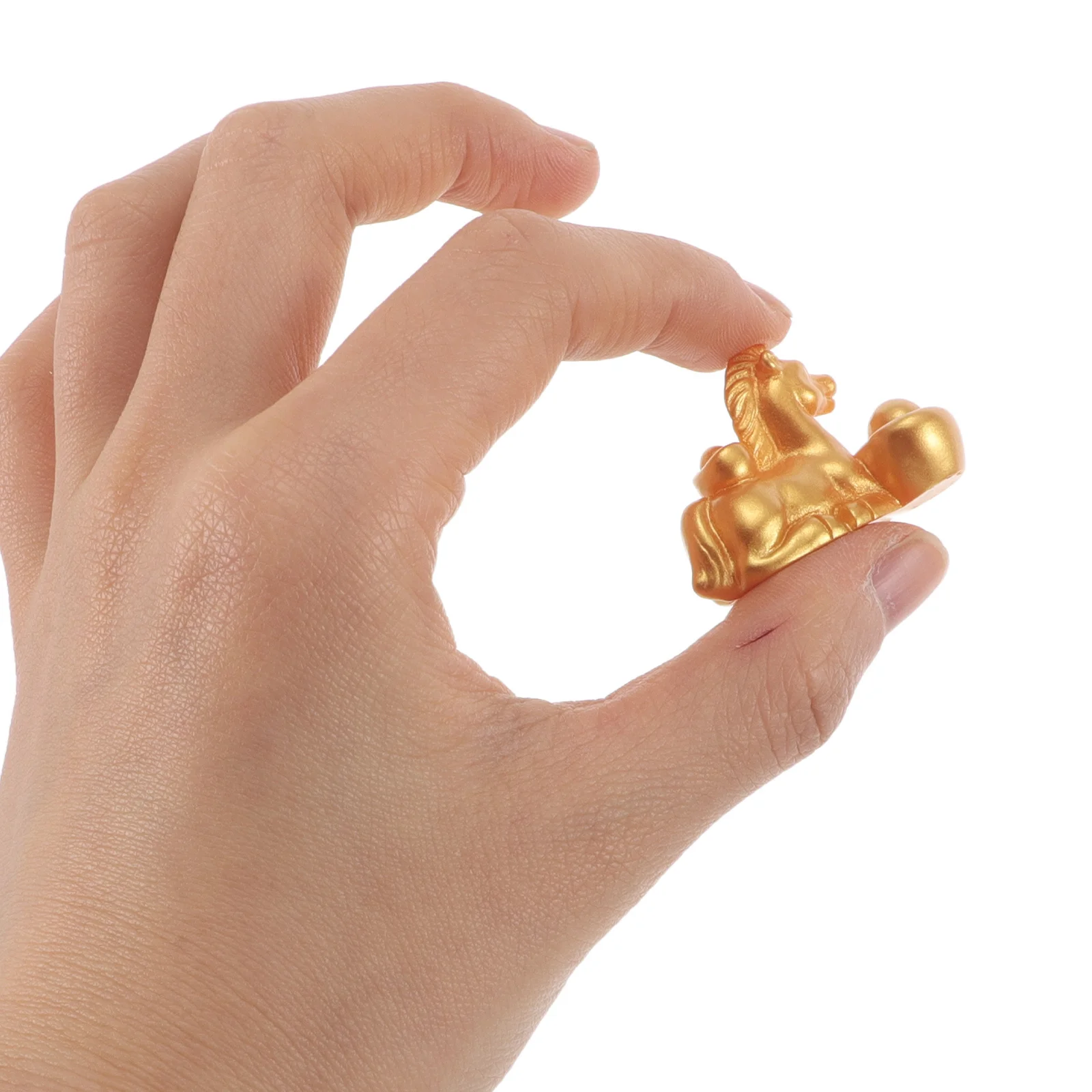

30Pcs Lucky Horse Resin Decor, Chinese New Year Miniature Statues for Home Office Desk Feng Shui Ornament