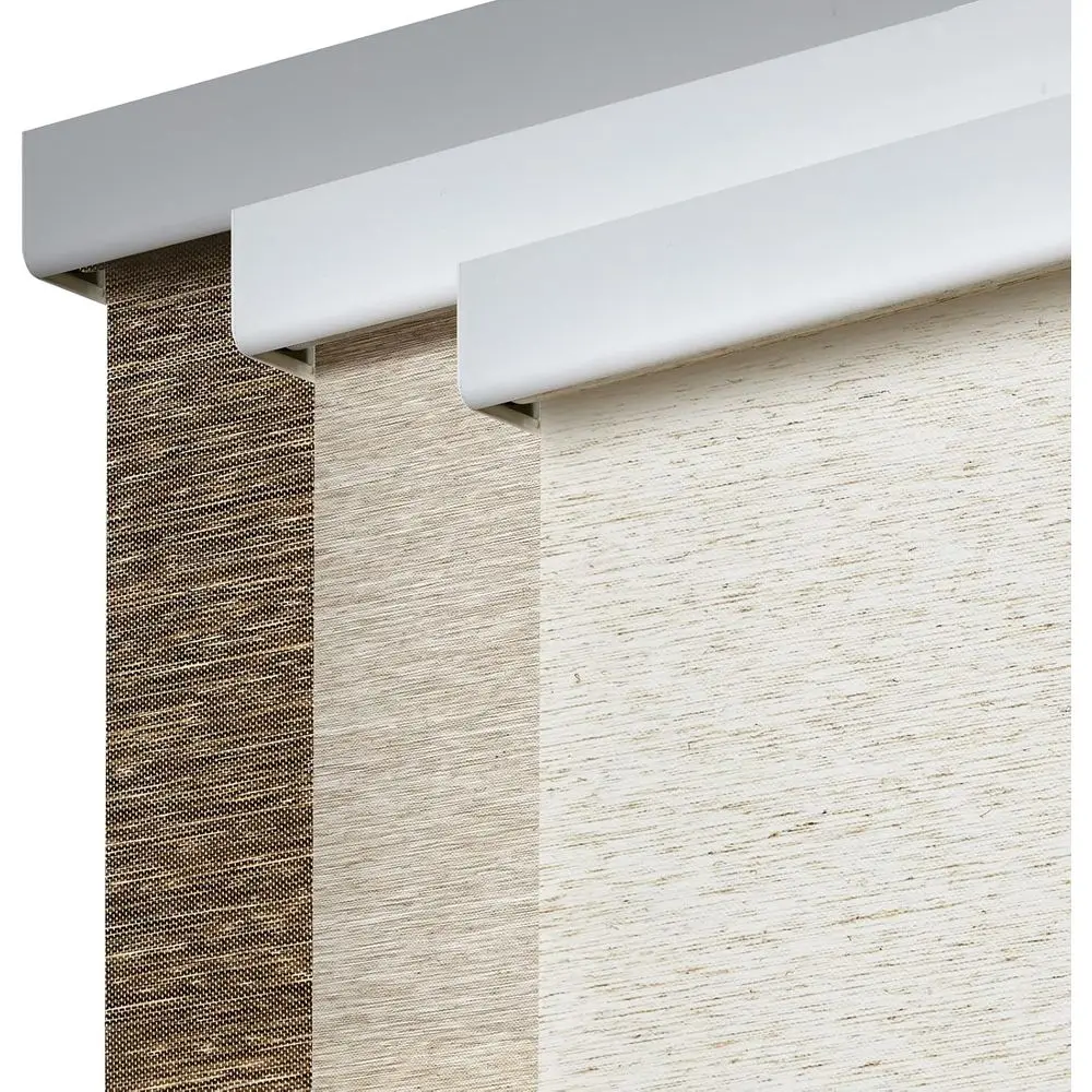 

Natural Woven UV-Protective Roller Shades, 15W x 72H for Home or Office (Cream)