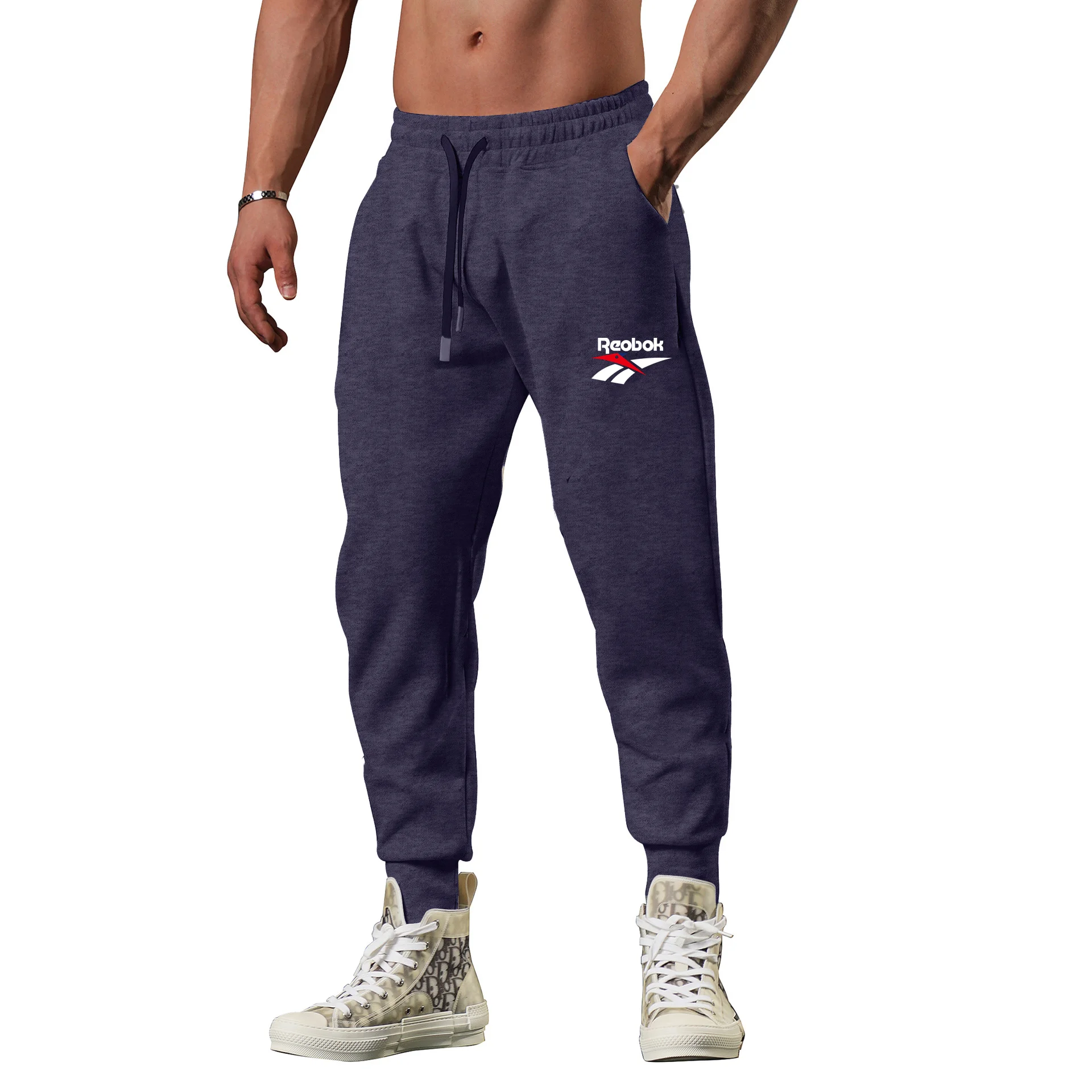 Koop Heren Jogging Joggingbroek Dagelijkse Joggingbroek Hot Casual Full Match 2024 Nieuwe Mode Vier Seizoenen Sport Heren Joggingbroek