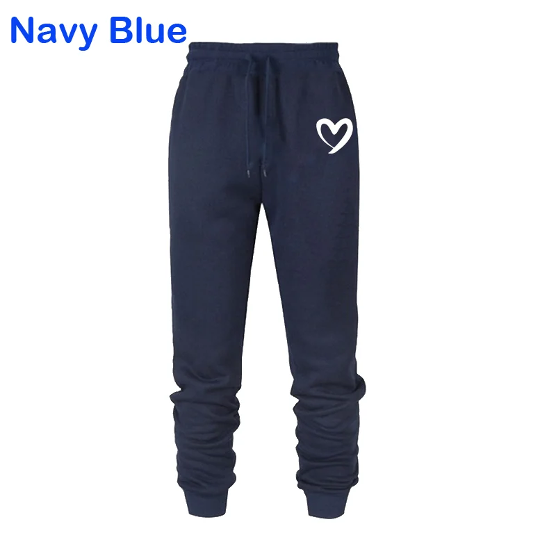 Frauen Herz Gedruckt Jogginghose Herbst Winter Baumwolle Lange Hosen Jogger Hosen Casual Sport Fitness Solide Jogging Hosen Frauen S