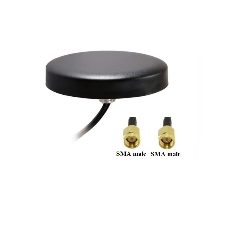 

beidou gps gsm 2 in 1 combination aerial waterproof outdoor use screw mount high gain GPS glonass beidou GSM 3g combo antenna