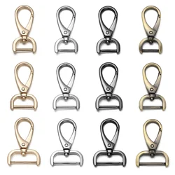 Hot New Metal Detachable Snap Hook Trigger Clip Buckles for Leather Strap Belt Keychain Webbing Pet Leash Bag Sewing Accessories