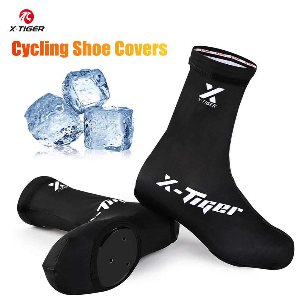 X-TIGER Fahrrad-Überschuhe, Sommer, atmungsaktiv, für Mountainbikes, Rennräder, Unisex, staubdicht, winddicht, Fahrrad-Überschuhe
