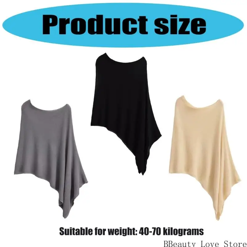 Avvolgimento a scialle in maglia traspirante leggero per donne fresco e comoda estate