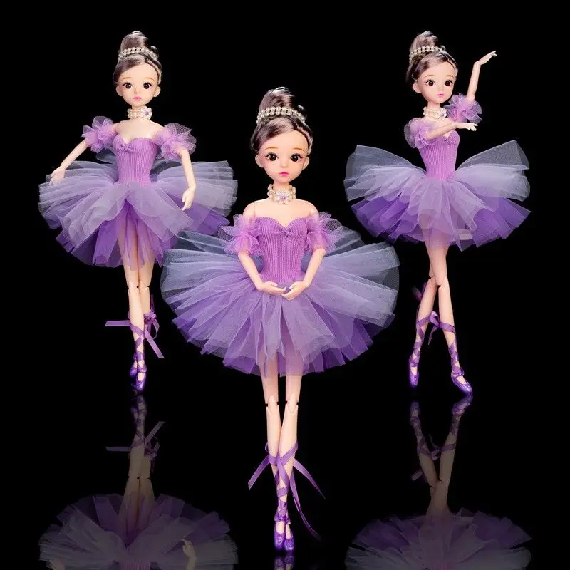 New 1/6 Ballet Dolls 32cm Girls Doll 11 Jointed Dancing doll for Children Kids Prezzie Cute Birthday Gift Fashion Girls Toys