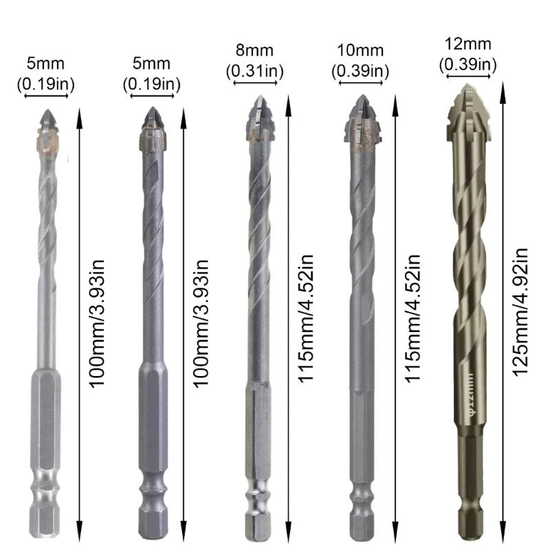 Многофункциональная сплава стальная сталь Four Flute Excentric Bit Bit Идеально подходит для деревообработки и