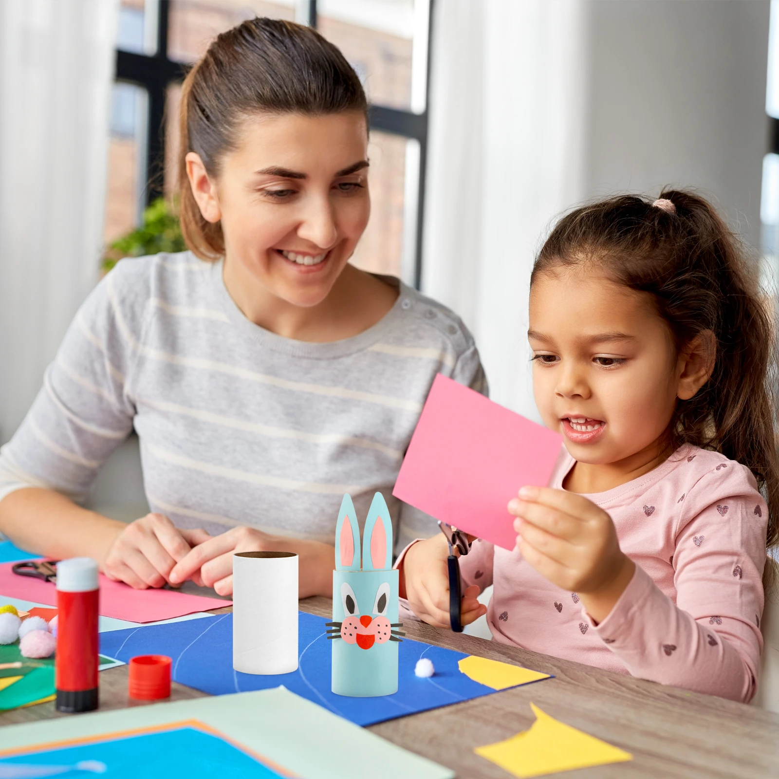 12Pcs Craft Paper Tubes Blank Cardboard Tubes For DIY Art Projects Painting Doodling Materials