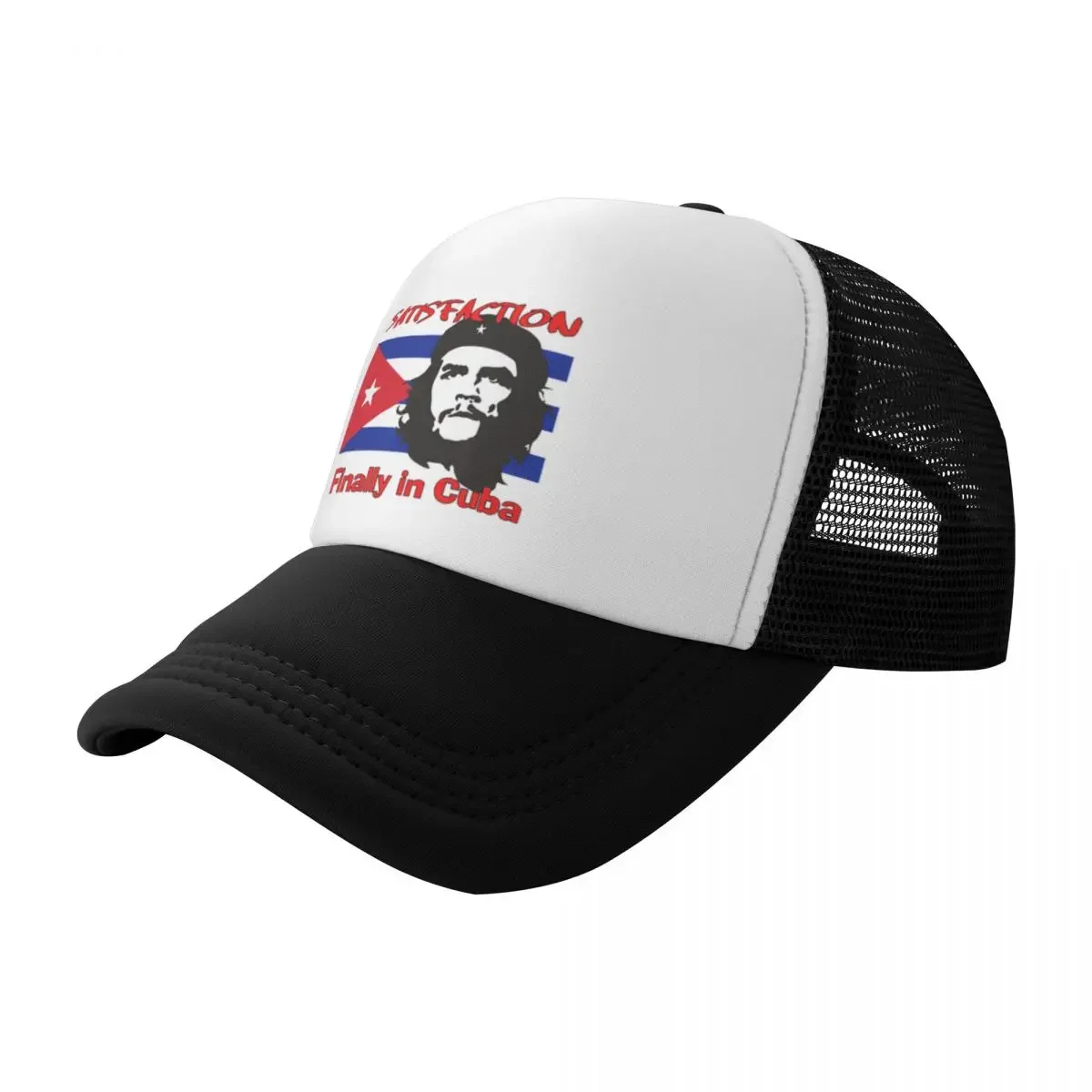 Che Guevara Finally In Cuba Unisex Mesh Baseball Cap For Men Grid Casquette Hip-hop Street Dance Hats