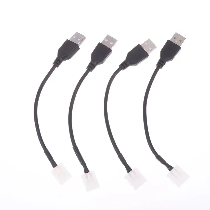 Multi-purpose USB Cable Connector To 2pin 8/10mm Free Welding LED Strip Connector LED Ribbon Strip Light Adaptor