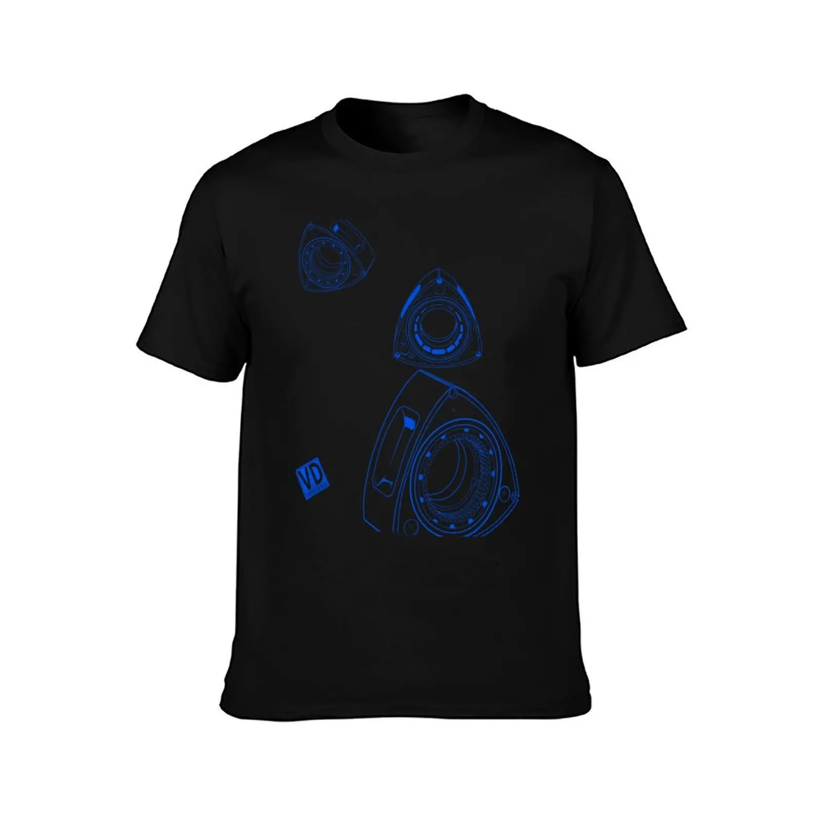 Rotary rotor blue T-Shirt Holiday Vacation Tee Shirt T-Shirt