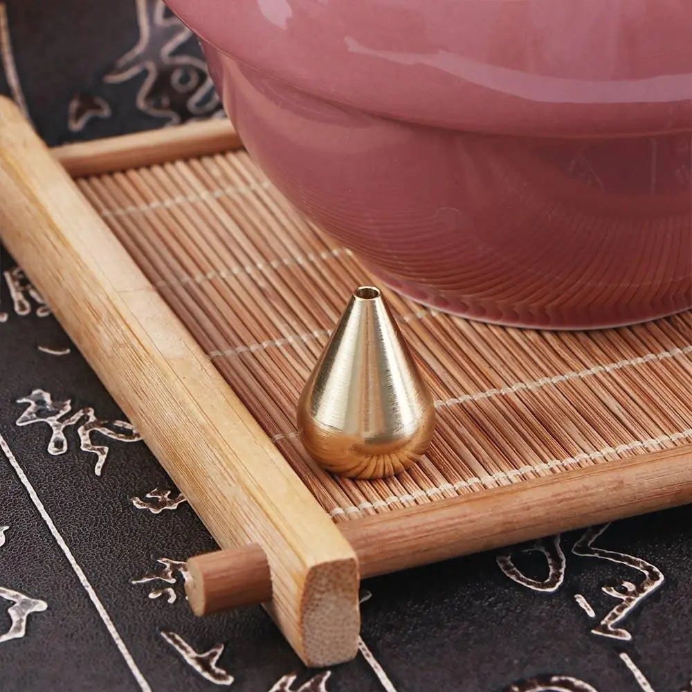 Brass Anti-oxidation Craft Metal Buddhism Incense Base Home Decoration Incense Stick Holder Sandalwood Coil Base