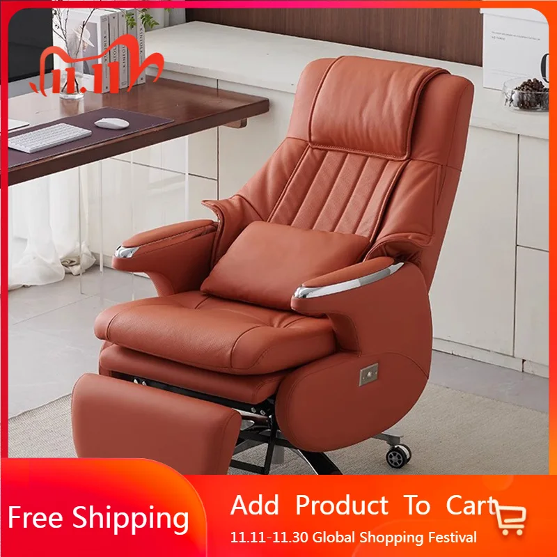 Silla de oficina ergonómica de cuerpo completo para masaje, trono para conferencias, silla de oficina cómoda y moderna, escritorio de ordenador, Muebles para el hogar