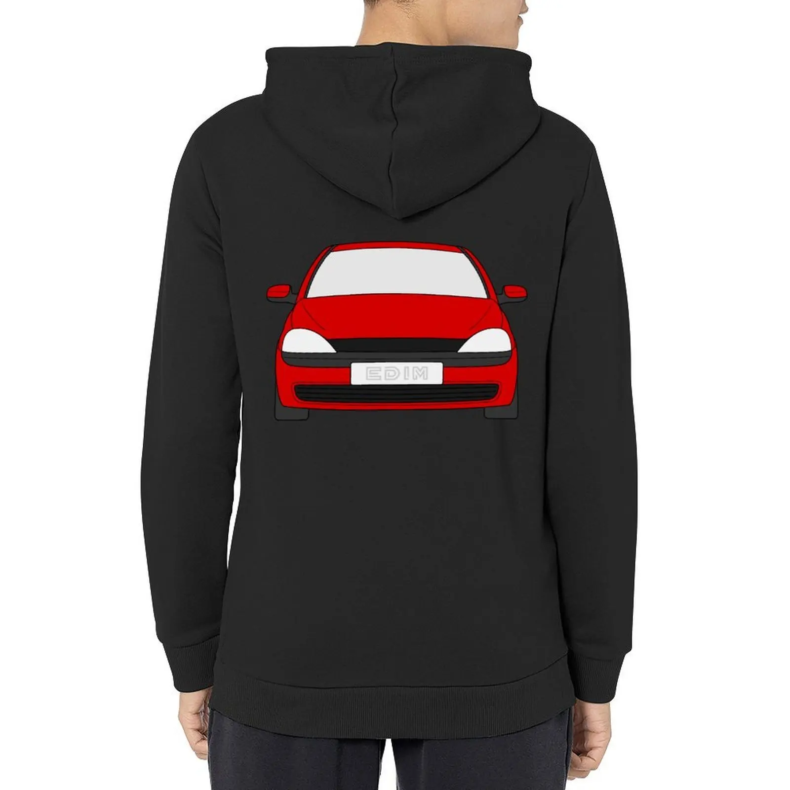 

Opel Vauxhall Corsa C Holden Barina 2000-2003 red color Hoodie autumn new products men clothing new hoodies and sweatshirts