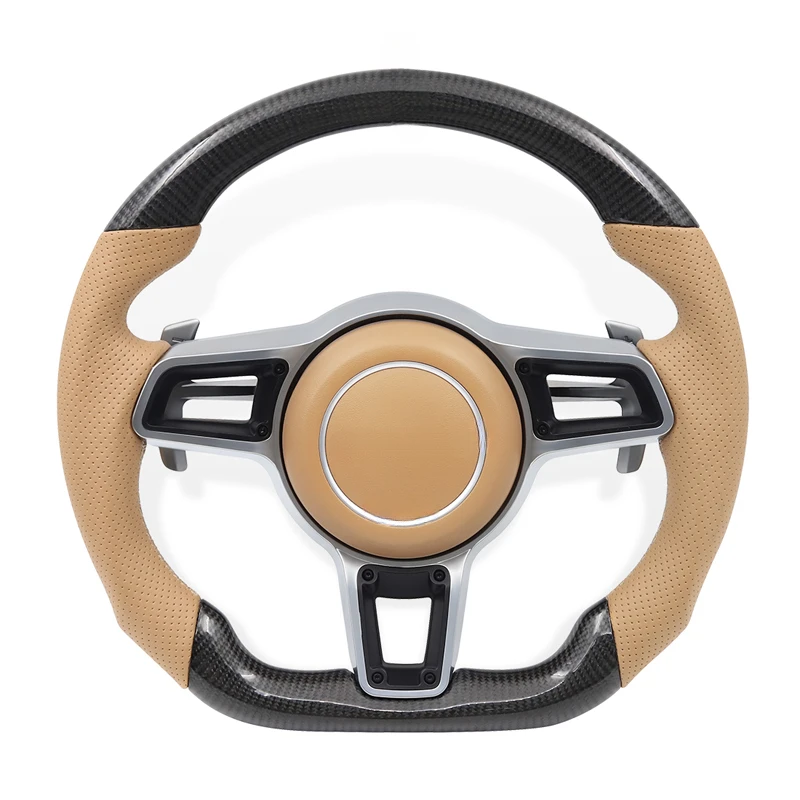 For Porsche Macan Cayenne Panamera Taycan 718 Cayman 991 992 911 Carrera GT2 GT2RS GT3 GT3RS GT3 RS GT4 Steering Wheel Full Set