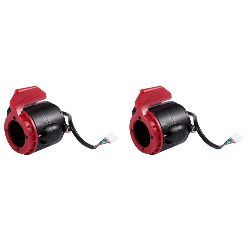 

2X Brake Speed Control 3 Wires Thumb Throttle On 22.5Mm Handle For Electric Bike Scooter Right