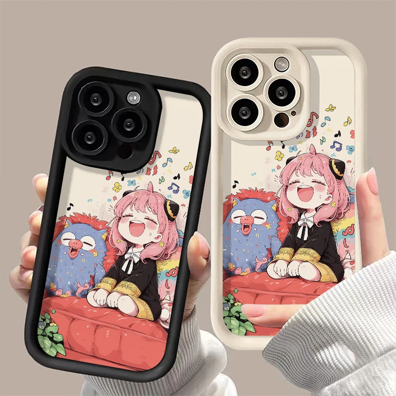 Wow Cool Happy Girl Phone Case For iPhone16 15 14 ProMax 11 Pro 12 13 Mini XS XR 7 8Plus Cartoon Anti Drop Soft Protective Cover