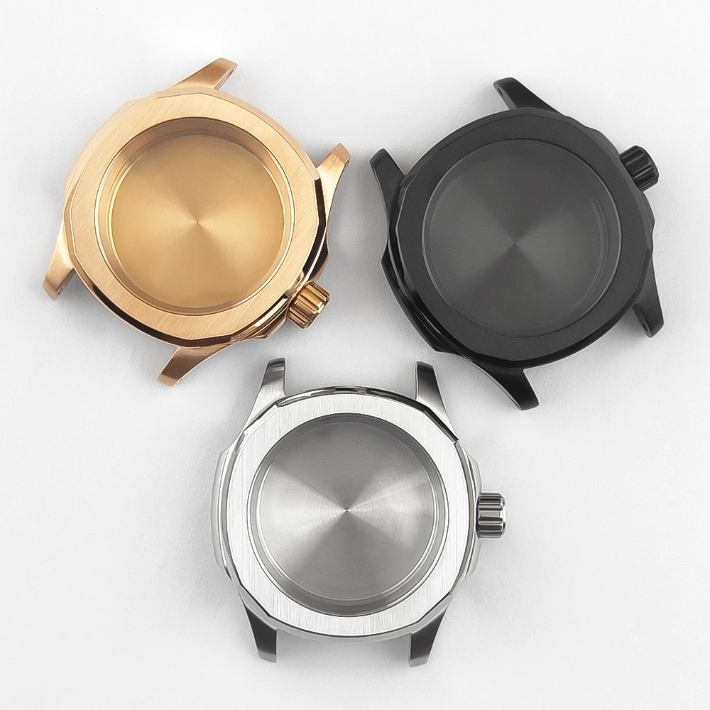 

Корпус NEITON 40 мм, сапфировое стекло, черный PVD, подходит для ETA2824-PT5000-2130 NH35 NH36, прозрачное стекло сзади