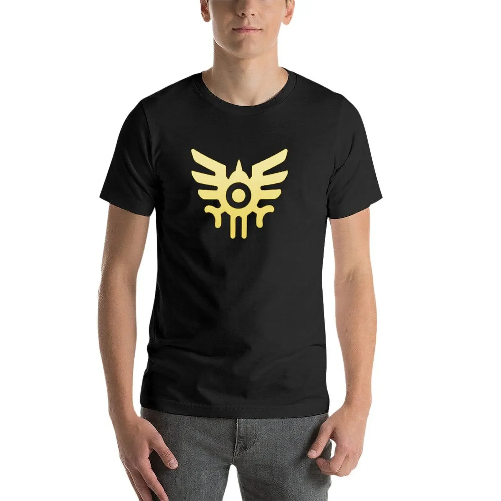 Mark of Eldrick (Dragon Quest) Camiseta dorada, camisetas holgadas, camisetas gráficas de baloncesto, ropa para hombre, camisetas para hombre