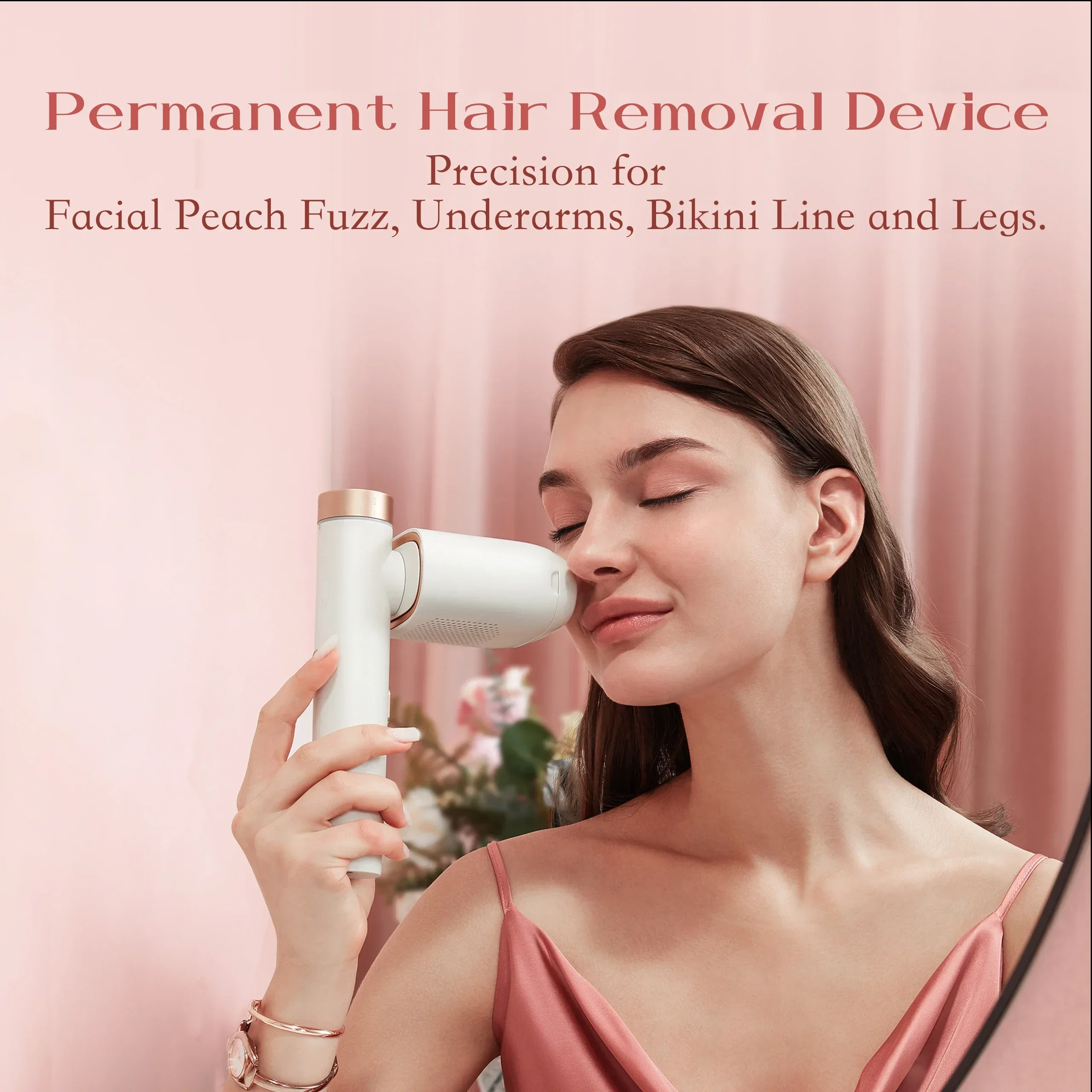 Women Laser Hair Removal 6 Energy Level Devices Frozen Skin Rejuvenation Suitable Home Laser Hair Removal Devices