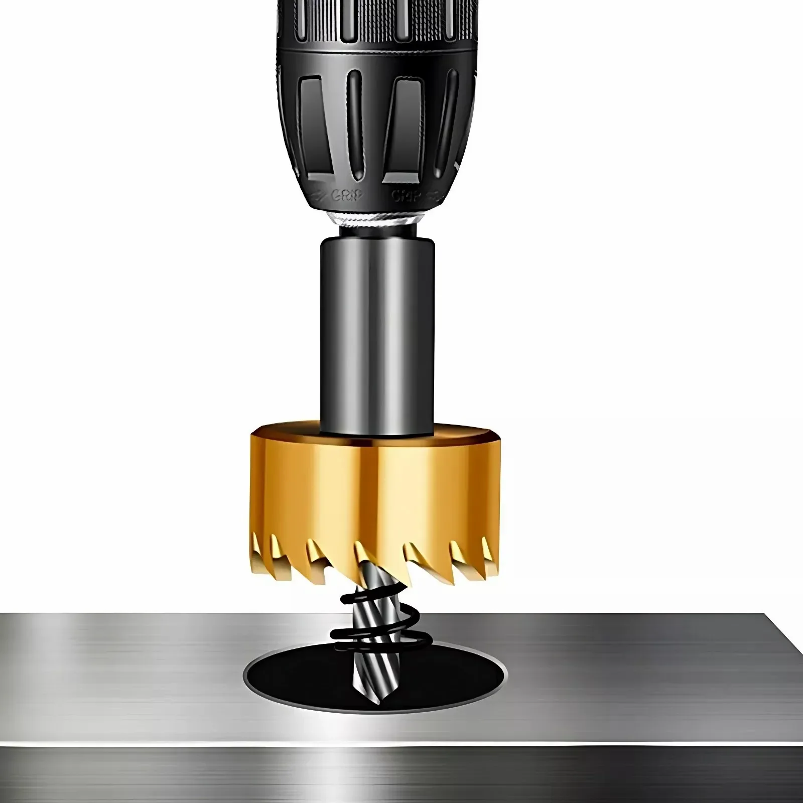 1Pcs Ø12mm to Ø80 mm HSS Titanium Drill Bit Hole Saw Stainless Steel Metal Alloy Cutter