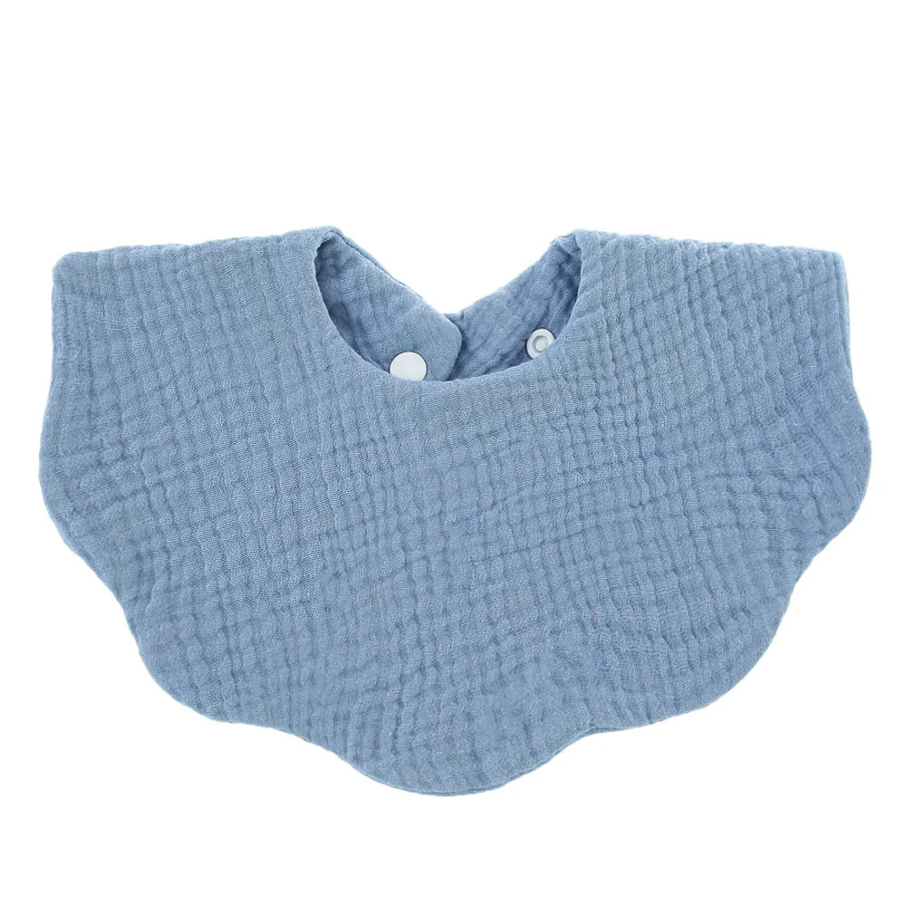 

1pcs Cotton Soft Baby Bibs Solid Color Infant Bib Newborn Burp Cloths Bandana Scarf for Kids Boy Girls Feeding Saliva Towel